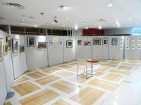 「あすなろ切り絵会」 展示