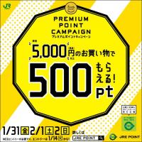今月のJRE POINT プレミアムフライデー♪