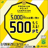 今月のJRE POINT プレミアムフライデー♪