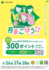 JRE POINT 月末ごほうびキャンペーン