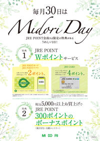 4月　Midori Dayのお知らせ