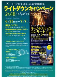 【りんごのひろば・4日まで】ライトダウンキャンペーン2018 in ながの 活動パネル展