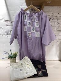 Samansa Mos2 パッチワーク刺繍チュニック