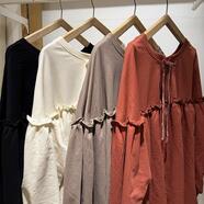  Samansa Mos2 ギャザープルオーバー