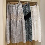 SamansaMos2 柄アソートティアードスカート