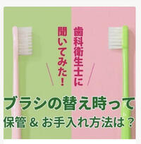 歯ブラシの替え時って？正しい保管&お手入れ方法は？
