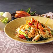冬期間限定パスタ始めました。「やまや熟成明太子と小松菜 甘えび風味のぺぺロンチーノ 」（12月7日(木)から1月31日(水)）