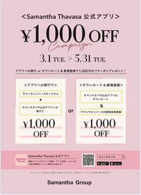 期間限定！1,000円OFFキャンペーン✨