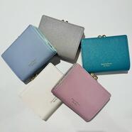 再入荷♡バイカラー口金折財布