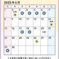 6月吉日カレンダー♡毎月3日はサマンサの日