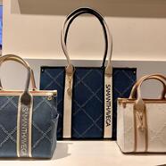 再入荷♡ロゴテープデニム風シリーズ×ジュエリーモチーフバッグチャーム