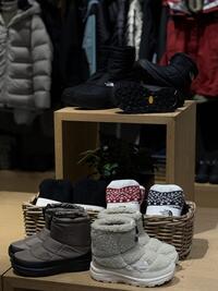 足元の防寒対策はヌプシブーティ